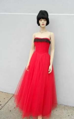 1950's Tulle Gown