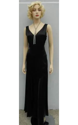 black 1930's Gown