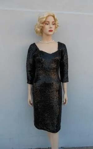 Black Sequin Marilyn