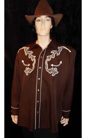 Brown Vintage Cowboy