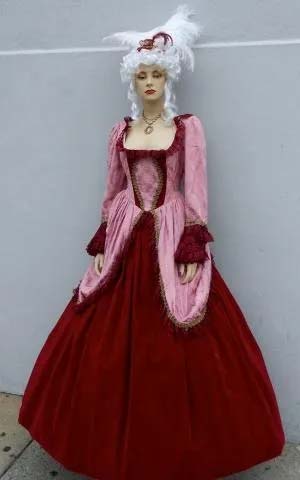 Burgundy Velvet Gown