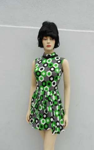 Geometric Mini Dress