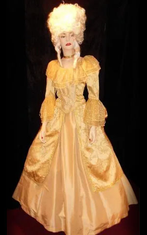 Gold 18th century Dress