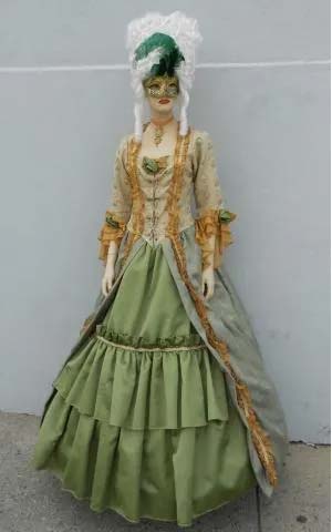 Green 18th century Gown