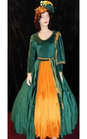 Green Curtain Dress