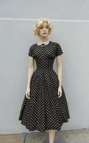 Polka Dot 1950's Dress