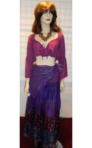 purple gypsy costume