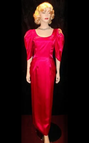 Raspberry Satin dress