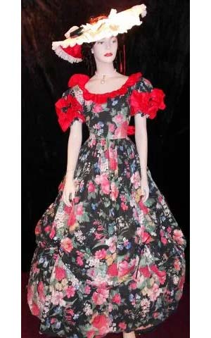 Red Floral Belle