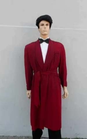 Red Smoking Robe