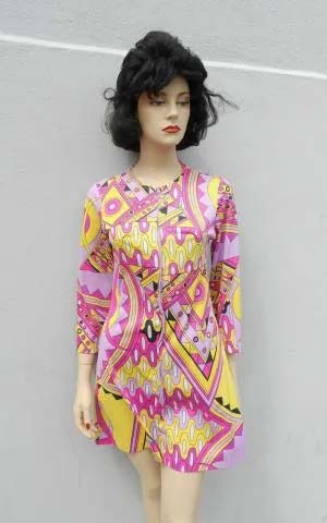 Swirl 1960's mini Dress