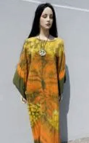Tie Dye Hippie Dress