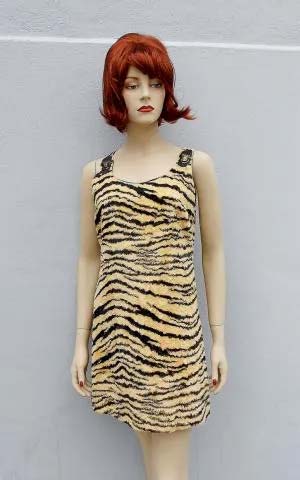 Tiger Plush 60's Dress