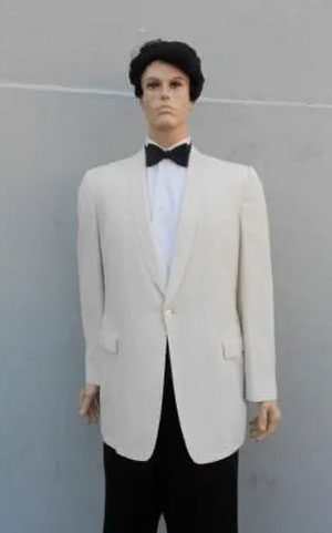 white dinner jacket