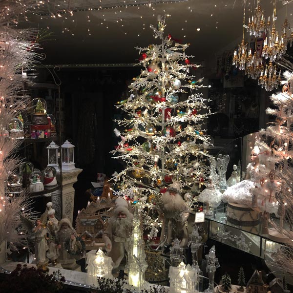 christmas tree display